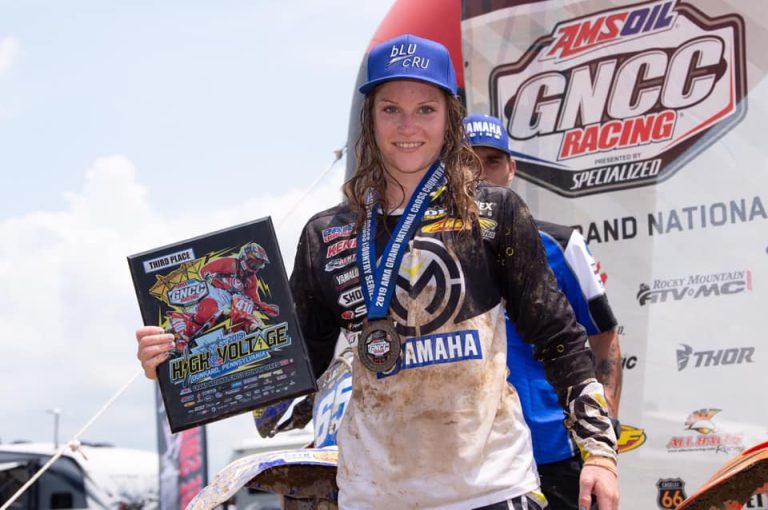 Rachael Archer gains 3rd podium at GNCC WXC Round 9- High Voltage | MX Link