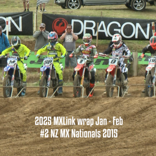 2025 MXLink wrap - top posts Jan - Feb #2 NZ MX Nationals Round One at Taranaki MCC track