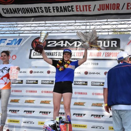 Amandine Verstappen French Women MX Champion 2019