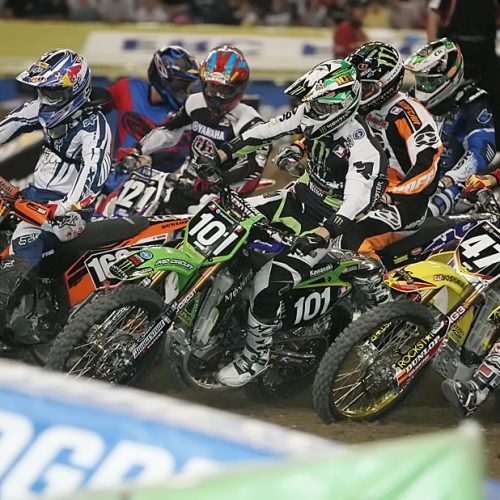 Ben Townley winning AMA SX Lites 2007