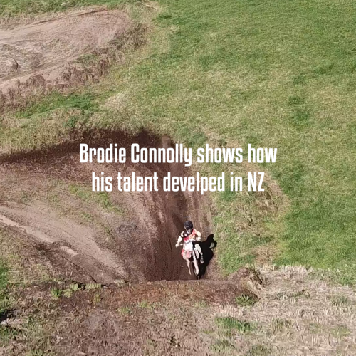 Brodie Connolly shows how his talent developed in NZ