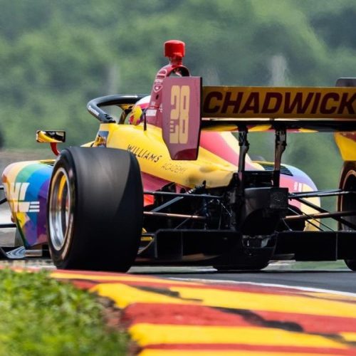 Jamie Chadwick competing in 2023 Indy NXT Series Image: Andretti Autosport