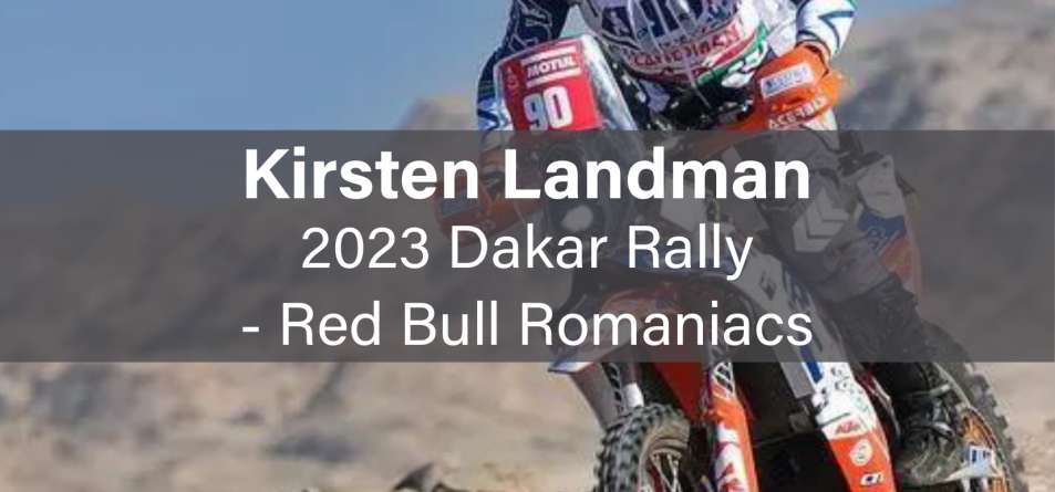 Kirsten Landman 2023 Dakar Rally - Red Bull Romaniacs Page 1