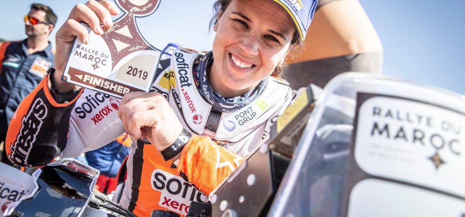 Laia Sanz Rally of Morocco finishing 18th