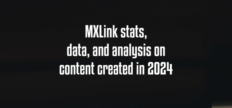 MXLink stats, data, and analysis on content created in 2024