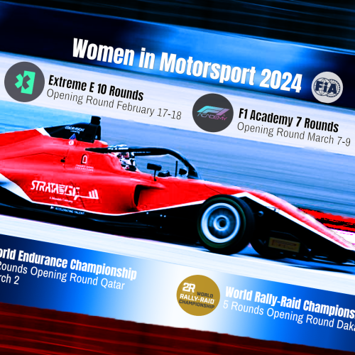 Women in Motorsport 2024 calendar FIA