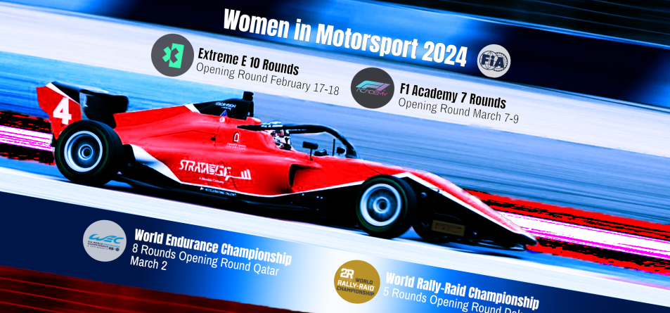 Women in Motorsport 2024 calendar FIA