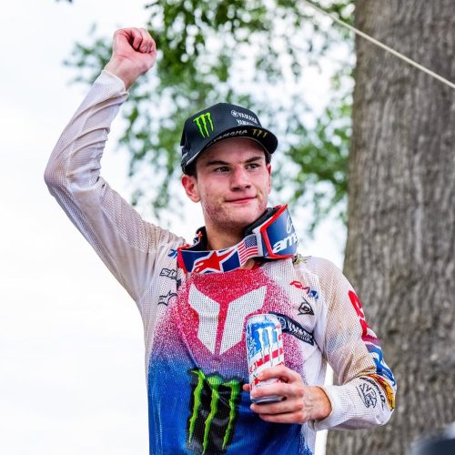 P1 at RED BUDDD 🏆 🇺🇸 Stoked to build off last weekend and get it done on America’s bday. Grat