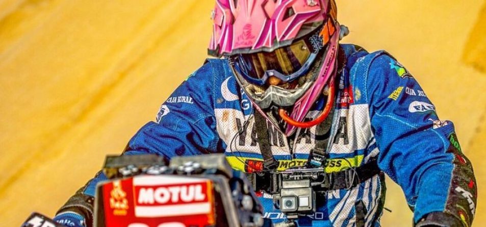Sara Garcia competing in Dakar Rally 2021 'Unassisted' category Photo Credit: ASO
