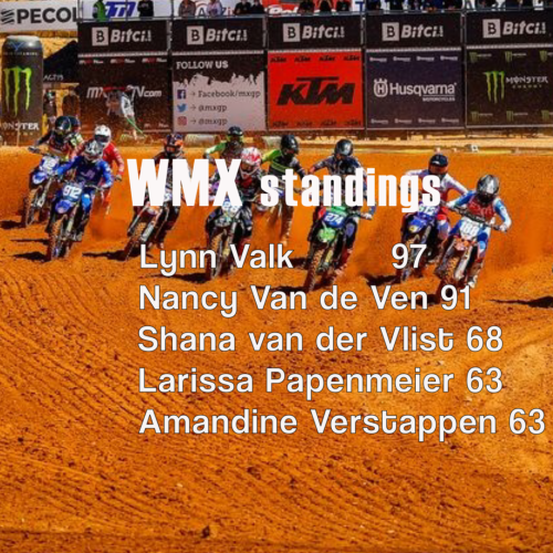 WMX standings Round 2