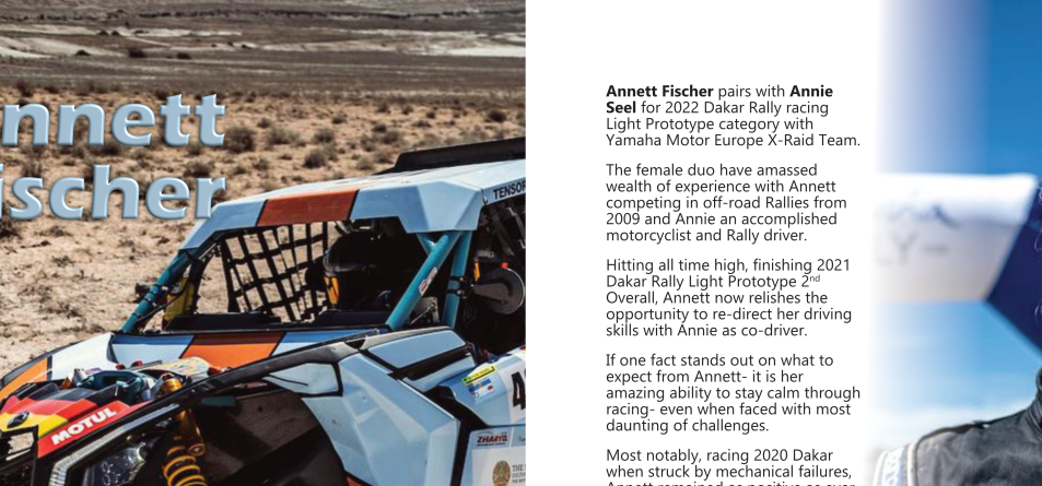 Women racing 2022 Dakar Rally Annett Fisher 32, 33_1 (2)