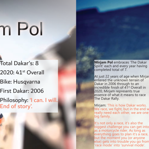 Women racing 2022 Dakar Rally Mirjam Pol All Spreads 4,5,6,7_1 png 3200 (2)