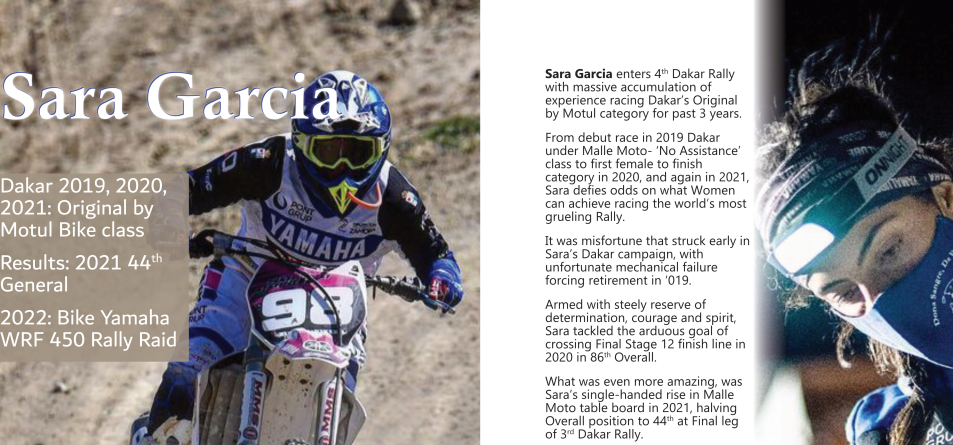 Women racing 2022 Dakar Rally Sara Garcia All Spreads 8,9,10,11_1 (2)