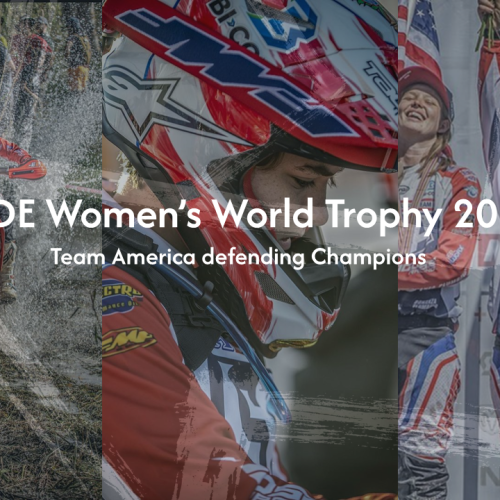 Women’s Enduro GP ISDE Team America defending Champions