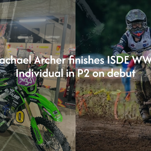 Women’s Enduro GP Rachael Archer finishes ISDE WWT in P2