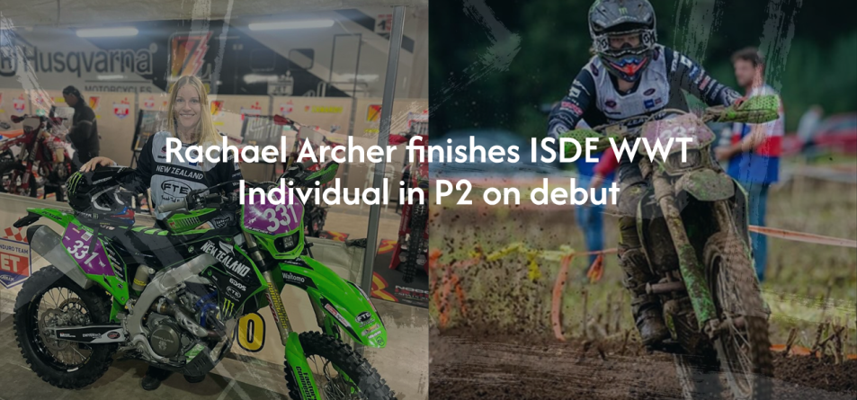 Women’s Enduro GP Rachael Archer finishes ISDE WWT in P2