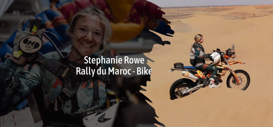 Women’s Enduro GP Stephanie Rowe Rally du Maroc Bike